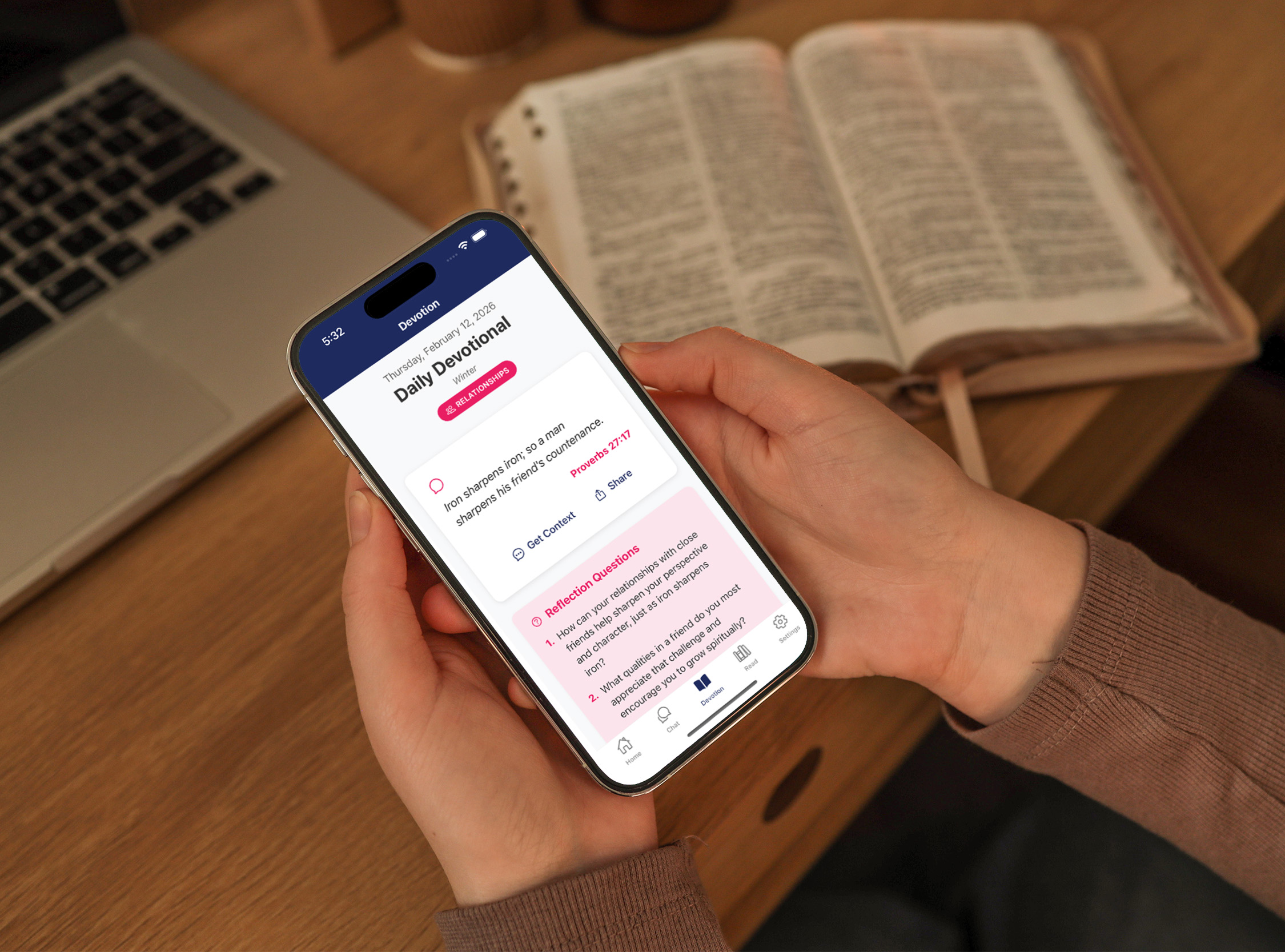 Screenshot of Daily Devotionals